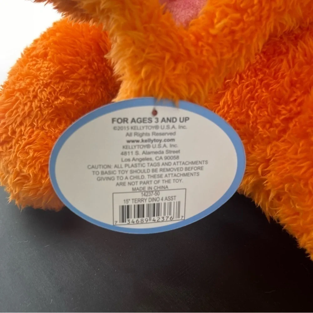 Kellytoy Animal Pals 15” Terry Dino Pterodactyl 2015